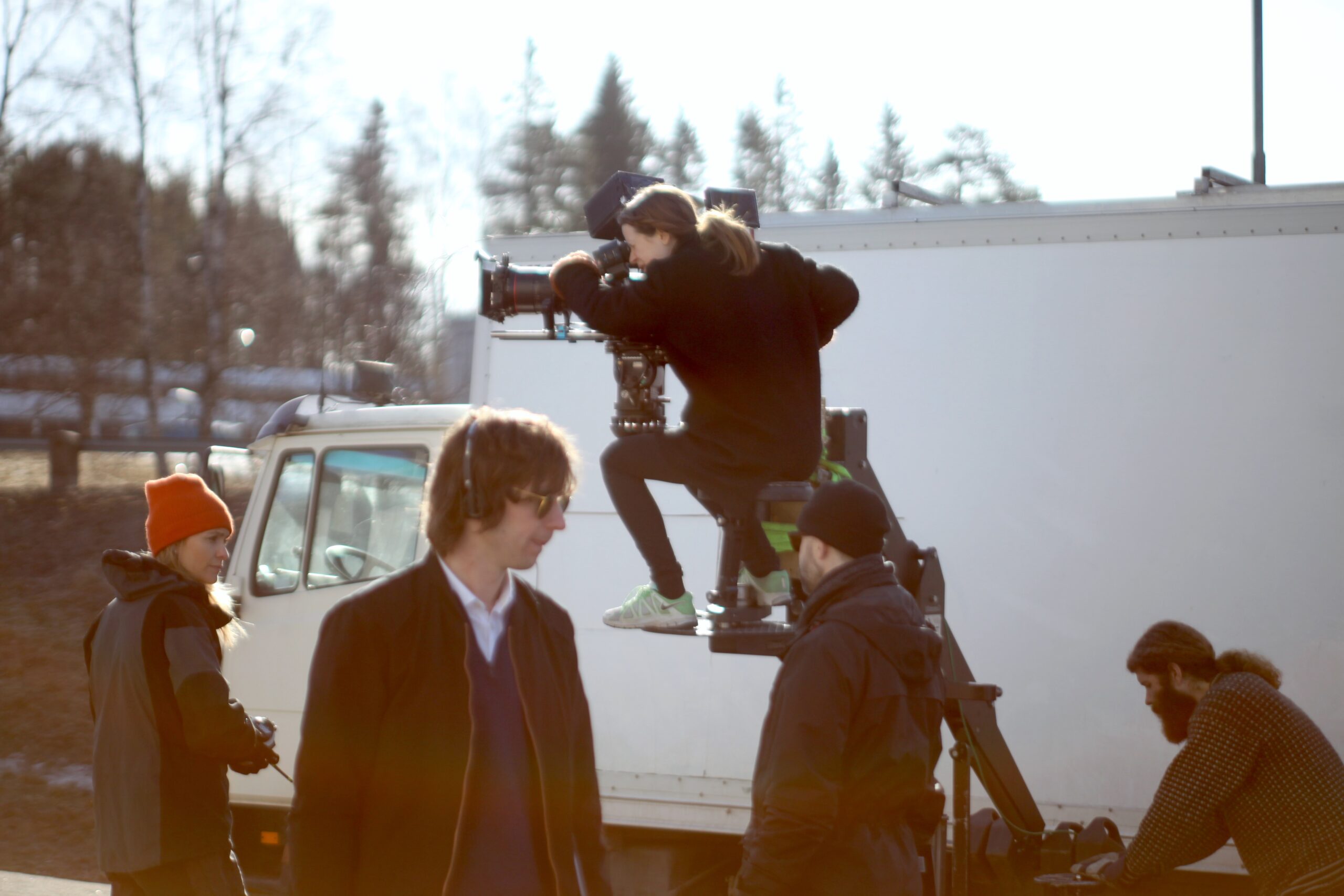 Director Victor Lindgren and Cinematographer Maria Von Hausswolff